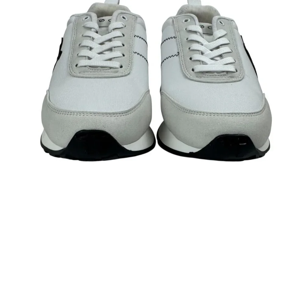 Loci NEW Fusion White Black Sneakers EU 36 / US Women's 6 Designer Vegan Lace Up